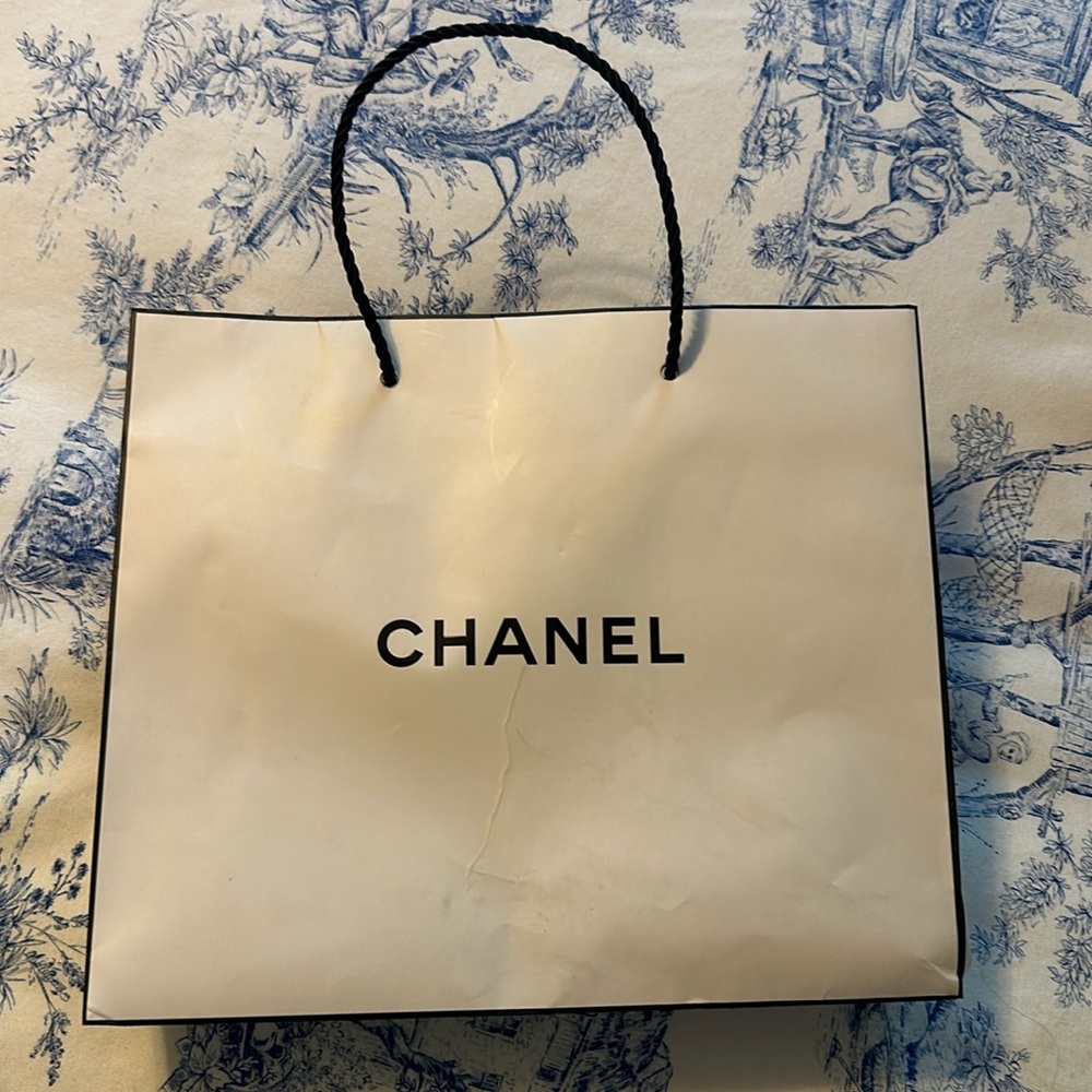 Authentic Chanel shopping bag